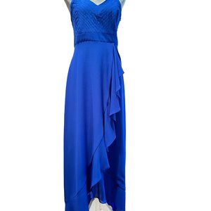 Long blue dress Badgley Mischka